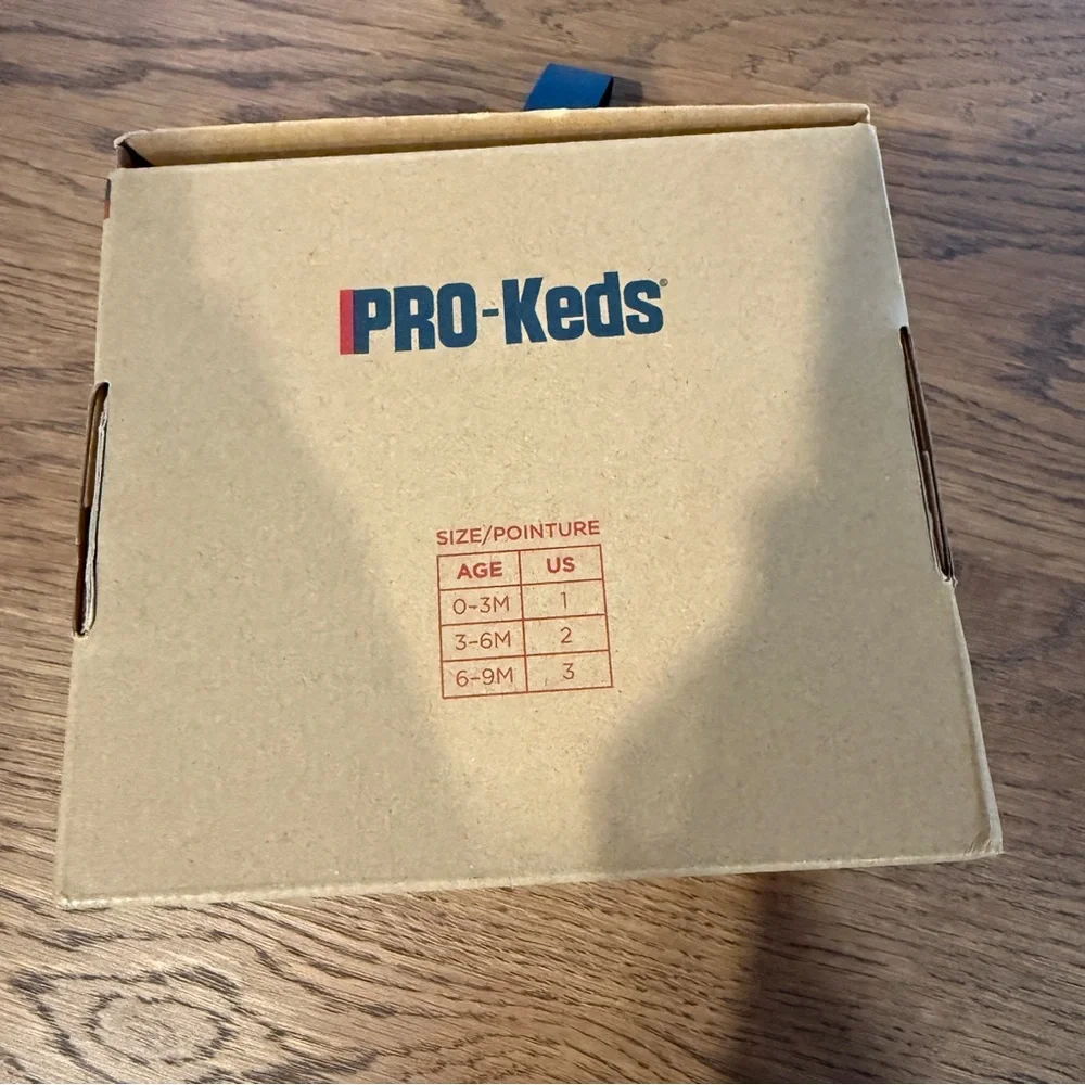 Baby Pro-Keds Black and White Sneakers